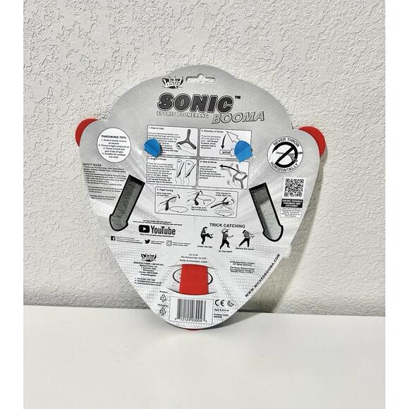 Wicked Sonic Booma - The World's Best Outdoor Boomerang, RED - NEW - Picture 2 of 4